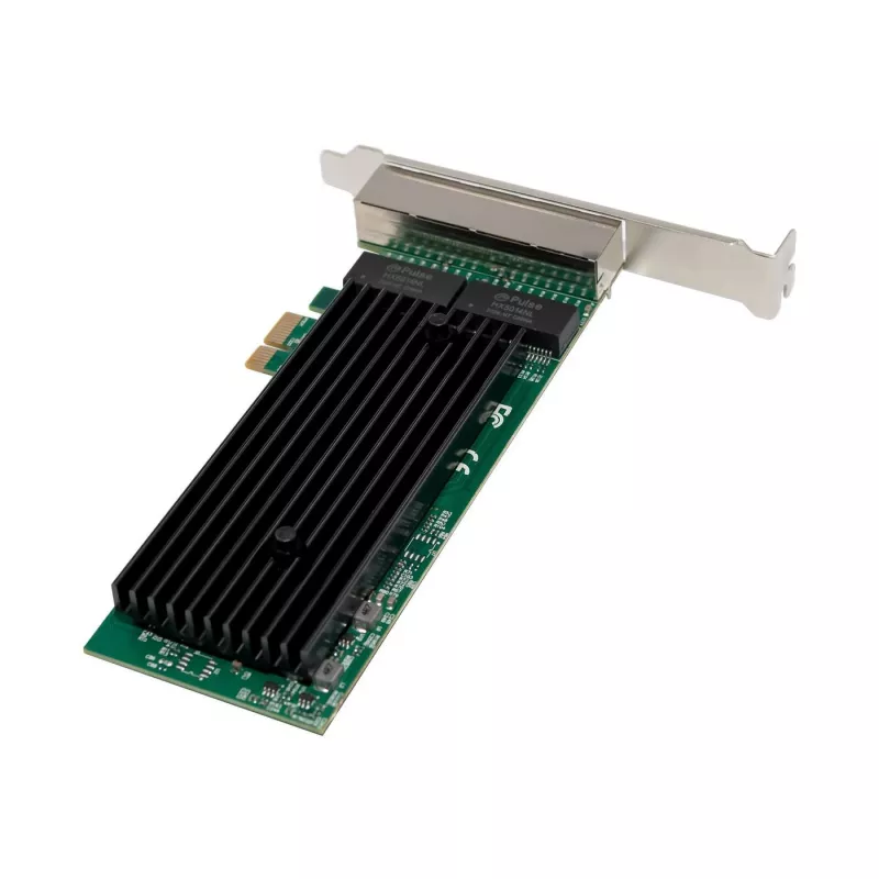 Karta sieciowa PCIe x1 MicroConnect MC-PCIEX1-82575-Q z kontrolerem Intel 82575
