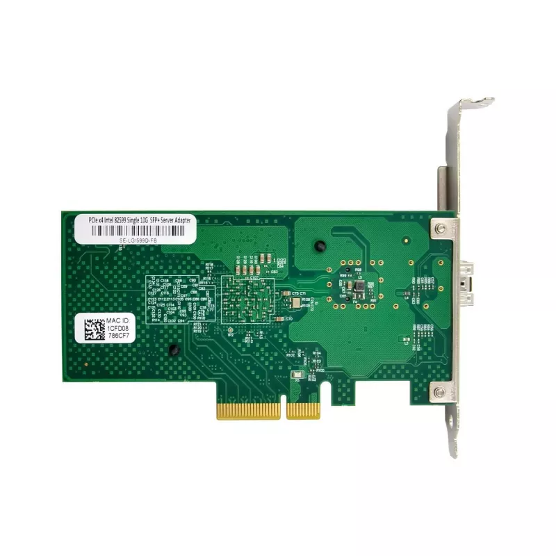 Karta sieciowa MicroConnect X520-DA1 PCIe x4 — dwuportowa 10GbE SFP+