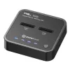 CoreParts MS-CLONER-NVME stacja dokująca do dysków USB 3.2 Gen 2 (3.1 Gen 2) Type-C Czarny