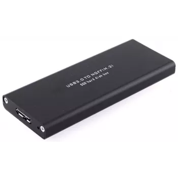 CoreParts MSUB4300 obudowa na dysk HDD/SSD Czarna M.2