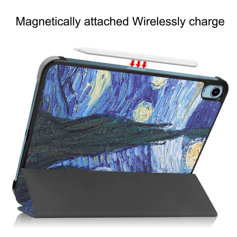 CoreParts TABX-IP10-COVER13 etui na tablet 27,7 cm (10.9 cala) Etui z klapką Niebieski, Zielony, Pomarańczowy, Biały, Żółty