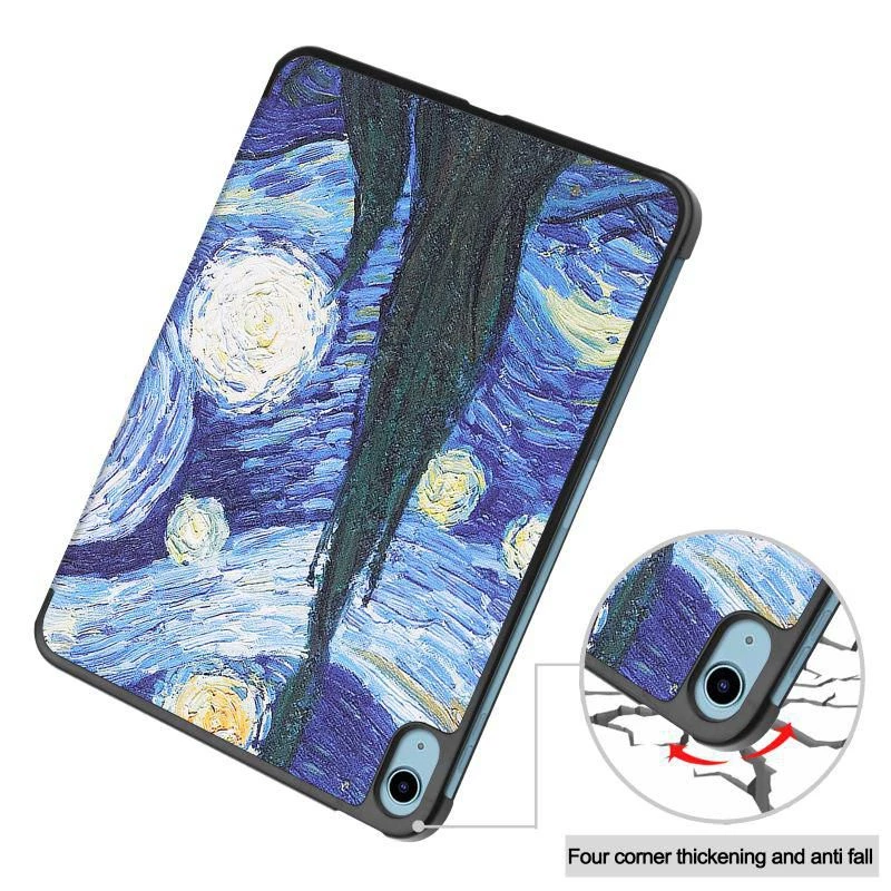 CoreParts TABX-IP10-COVER13 etui na tablet 27,7 cm (10.9 cala) Etui z klapką Niebieski, Zielony, Pomarańczowy, Biały, Żółty