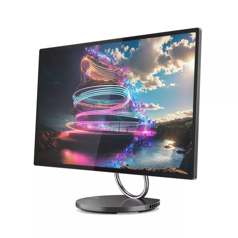 Lenovo Yoga AIO 32ILL10 Intel Core Ultra 7 258V 80 cm (31,5 cala) 3840 x 2160 pikseli All-in-One PC 32 GB LPDDR5x-SDRAM 1 TB SSD NVIDIA GeForce RTX 4050 Windows 11 Pro Wi-Fi 7 (802.11be) Szary