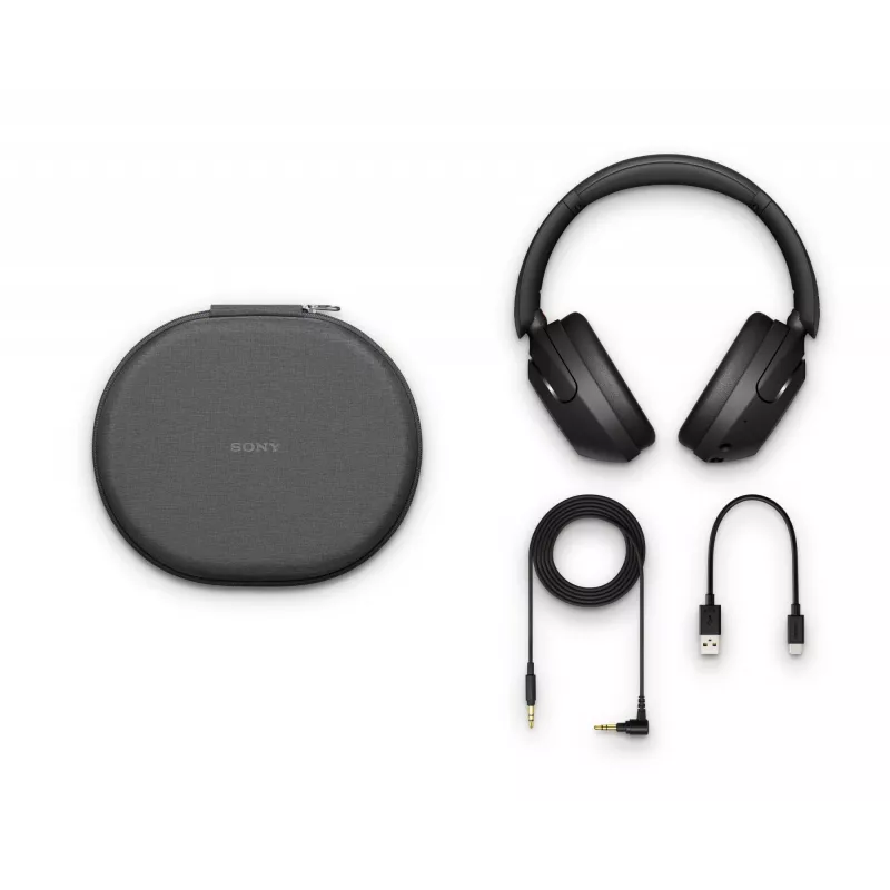 Sony WH-XB910N - Czarny, Bezprzewodowe, Połączenia/Muzyka, 7 - 25000 Hz, 252 g, Słuchawki, Czarny