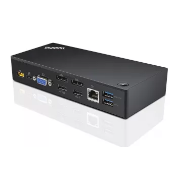 Lenovo ThinkPad USB-C Przewodowy USB 3.2 Gen 1 Typ-C Czarny Ethernet 90W