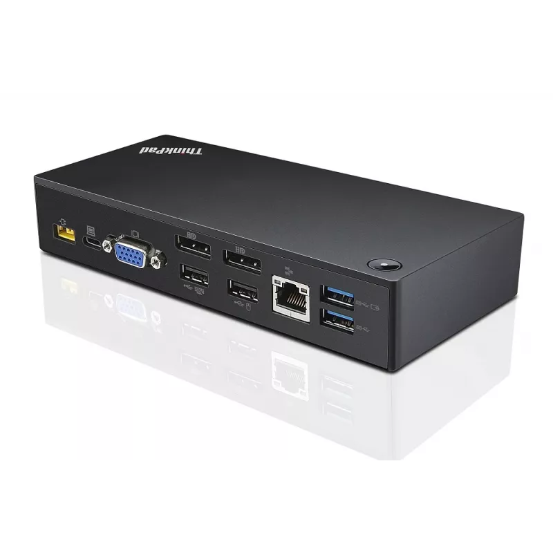 Lenovo ThinkPad USB-C Przewodowy USB 3.2 Gen 1 Typ-C Czarny Ethernet 90W