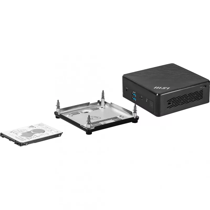 MSI Cubi 5 12M-001EU PC/stacja robocza Intel® Core™ i7 i7-1255U 16 GB DDR4-SDRAM 512 GB SSD Windows 11 Pro Mini PC Czarny