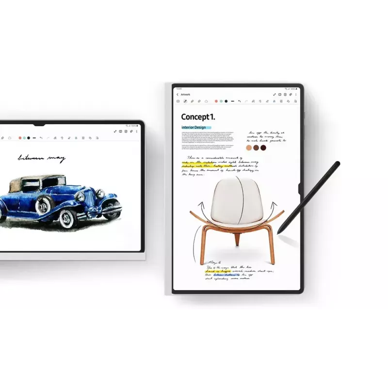 Papieropodobna folia ochronna do Samsung Galaxy Tab S9 Ultra — 14.6 cala (EF-ZX912PWEGWW), biała, 1 szt.