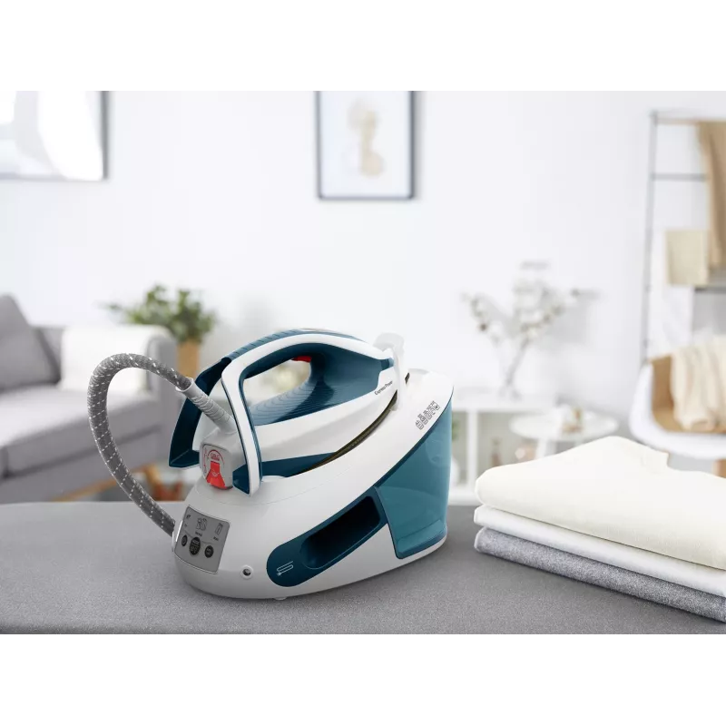 Tefal Express Power SV8111 1,8 L Stopa Durilium AirGlide Autoclean Niebieski, Biały