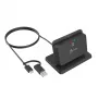 j5create JUR261 USB™ Smart Card / CAC Reader Stand, USB Type-A/USB Type-C, czarny, 95 g