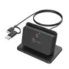 j5create JUR261 USB™ Smart Card / CAC Reader Stand, USB Type-A/USB Type-C, czarny, 95 g