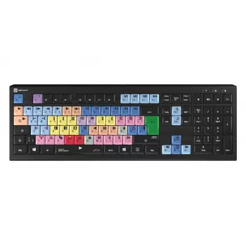 Logickeyboard Avid Media Composer ASTRA 2 podświetlana klawiatura PC niemiecka (LKB-MCOM4-A2PC-DE)