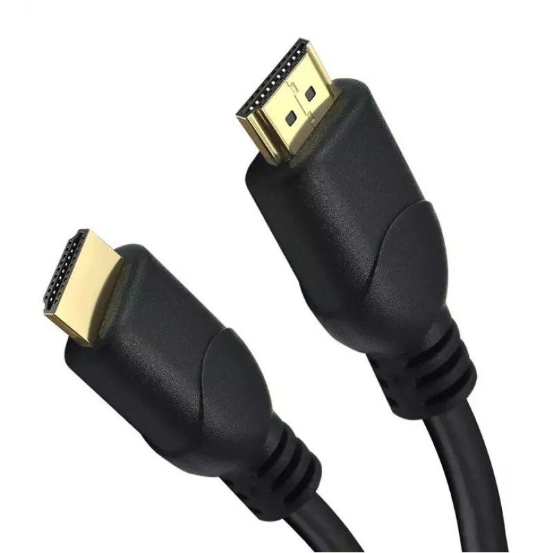 Kabel HDMI helos 288392 — 2 m, męski na męski HDMI Typ A, pozłacane styki, ARC, 3D, czarny