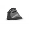 Mysz BakkerElkhuizen FastForward Pro, praworęczna, konstrukcja pionowa, optyczna, RF Wireless + Bluetooth + USB Type-C, 5000 DPI, czarna, szara