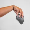 Mysz BakkerElkhuizen FastForward Pro, praworęczna, konstrukcja pionowa, optyczna, RF Wireless + Bluetooth + USB Type-C, 5000 DPI, czarna, szara