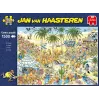Duże puzzle Jumbo Jan van Haasteren Oaza — 1500 elementów, 900×600 mm