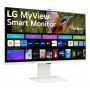 Monitor komputerowy LG MyView Smart 80 cm (31,5 cala) 3840 x 2160 pikseli 4K Ultra HD LCD biały