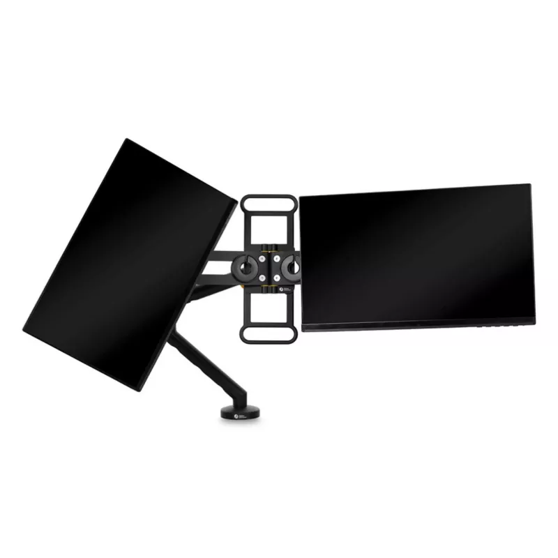 BakkerElkhuizen BE Universal Crossbar, 8 kg, 43,2 cm (17 cali), 88,9 cm (35 cali), 100 x 100 mm, Regulacja wysokości, Czarny