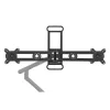 BakkerElkhuizen BE Universal Crossbar, 8 kg, 43,2 cm (17 cali), 88,9 cm (35 cali), 100 x 100 mm, Regulacja wysokości, Czarny