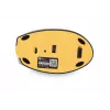 BakkerElkhuizen Handshake mysz Lewy, dla leworęcznych, konstrukcja pionowa, Optyczny, RF Bezprzewodowy + Bluetooth + USB Typu-C, 6400 DPI, Czarny, Szary