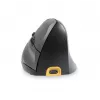 BakkerElkhuizen Handshake mysz Right, praworęczna, konstrukcja pionowa, optyczna, RF Wireless + Bluetooth + USB Type-C, 6400 DPI, czarny, szary