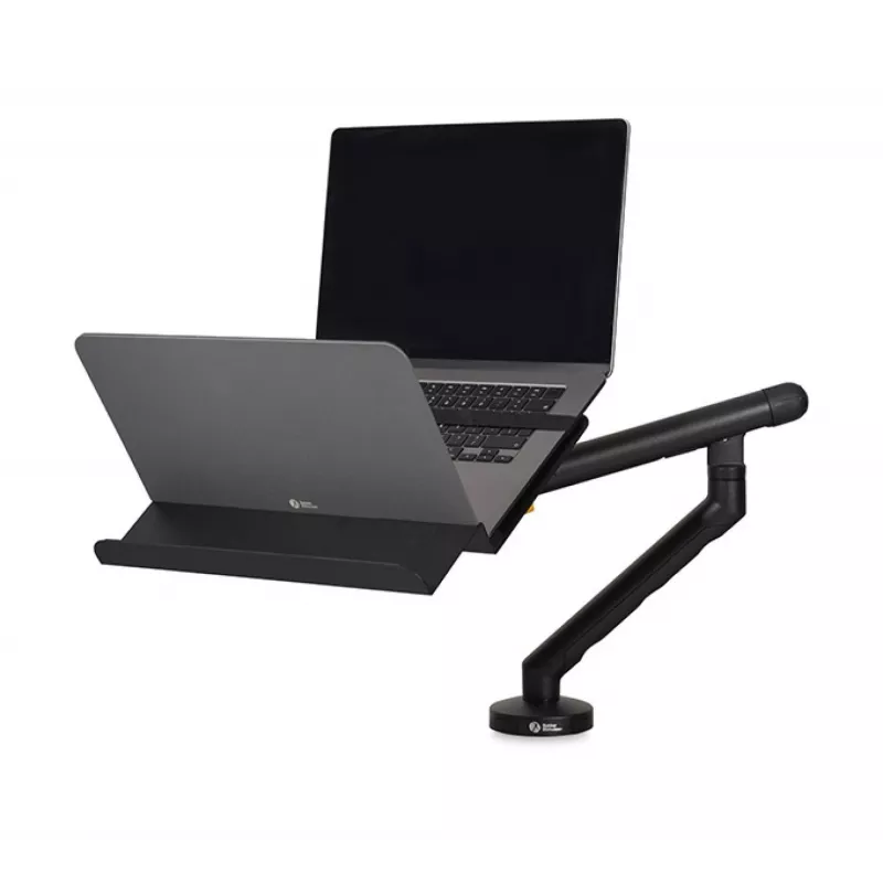 Ramię do laptopa BakkerElkhuizen BE Universal, regulowany uchwyt do notebooka dla ekranów 43,2 cm (17 cali), czarny/ciemnoszary