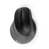 BakkerElkhuizen PRF Pro mysz Lewa, Leworęczna, Konstrukcja pionowa, Optyczna, RF Wireless + Bluetooth + USB Type-C, 2400 DPI, Czarny, Szary