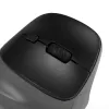BakkerElkhuizen PRF Pro mysz Lewa, Leworęczna, Konstrukcja pionowa, Optyczna, RF Wireless + Bluetooth + USB Type-C, 2400 DPI, Czarny, Szary
