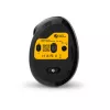 Mysz BakkerElkhuizen MidWay Lewa, dla leworęcznych, konstrukcja pionowa, Optyczna, RF Wireless + Bluetooth + USB Type-C, 2400 DPI, Szary, Czarny