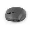 Mysz BakkerElkhuizen MidWay praworęczna, pionowa konstrukcja, optyczna, RF Wireless + Bluetooth + USB Type-C, 2400 DPI, szara, czarna