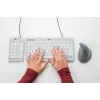 BakkerElkhuizen UltraBoard 955 V2 Numeric, USB, 22, Laptop/PC, 1,5 m, Ciemnoszary, Jasnoszary