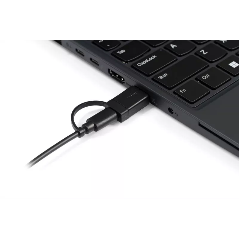 BakkerElkhuizen UltraBoard 955 V2 Numeric, USB, 22, Laptop/PC, 1,5 m, Ciemnoszary, Jasnoszary