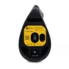 BakkerElkhuizen Grip Pro mysz, Praworęczna, Pionowa konstrukcja, Optyczna, RF Bezprzewodowa, 2400 DPI, Szary, Czarny, Żółty