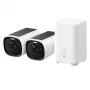 System kamer bezpieczeństwa IP typu bullet Anker Eufy eufyCam E40 2-Cam Kit z HomeBase S280, zewnętrzny, 2688×1520 px, pole widzenia 130°, montaż na ścianie