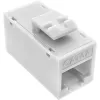 InLine Keystone gniazdo/wtyk RJ45, nieekranowane, kat.6A, opakowanie 8 szt., biały