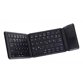 Klawiatura InLine 55379B uniwersalna Bluetooth QWERTZ niemiecka czarna