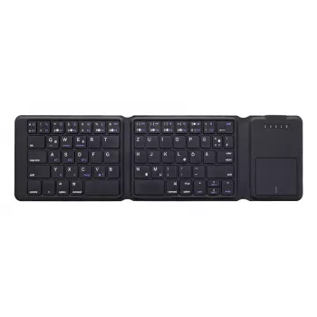 Klawiatura InLine 55379B uniwersalna Bluetooth QWERTZ niemiecka czarna