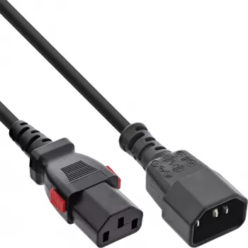 InLine 16934L kabel zasilający Czarny 0,5 m IEC C13 IEC C14