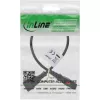 InLine 16934L kabel zasilający Czarny 0,5 m IEC C13 IEC C14
