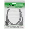 InLine 16951L kabel zasilający Czarny 1 m IEC C13 CEE7/7
