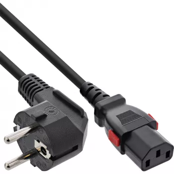 InLine 16952L kabel zasilający Czarny 2 m IEC C13 CEE7/7