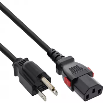 InLine 16953U kabel zasilający Czarny 3 m IEC C13 NEMA 5-15P