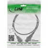 InLine 16953U kabel zasilający Czarny 3 m IEC C13 NEMA 5-15P