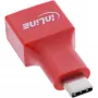 Adapter InLine 31651 USB-C na USB-A, USB 2.0, czerwony