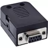 InLine 92501G złącze przewodowe Kostka zaciskowa / D-Sub 9 Czarny