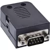 InLine 92501J złącze przewodowe Blok zaciskowy / D-Sub 9 Czarny
