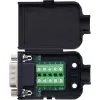 InLine 92501J złącze przewodowe Blok zaciskowy / D-Sub 9 Czarny
