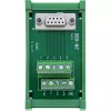 InLine 92501K złącze przewodowe Blok zaciskowy / D-Sub 9 Zielony