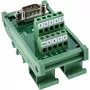 InLine 92501L złącze przewodowe Listwa zaciskowa / D-Sub 9 Zielony