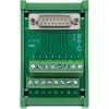 Kostka połączeniowa InLine 92502D Terminal block / D-Sub 15, zielona